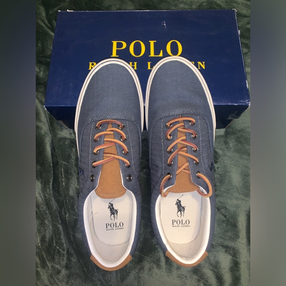 POLO RALPH LAUREN KEATON SNEAKERS -CHAMBRAY